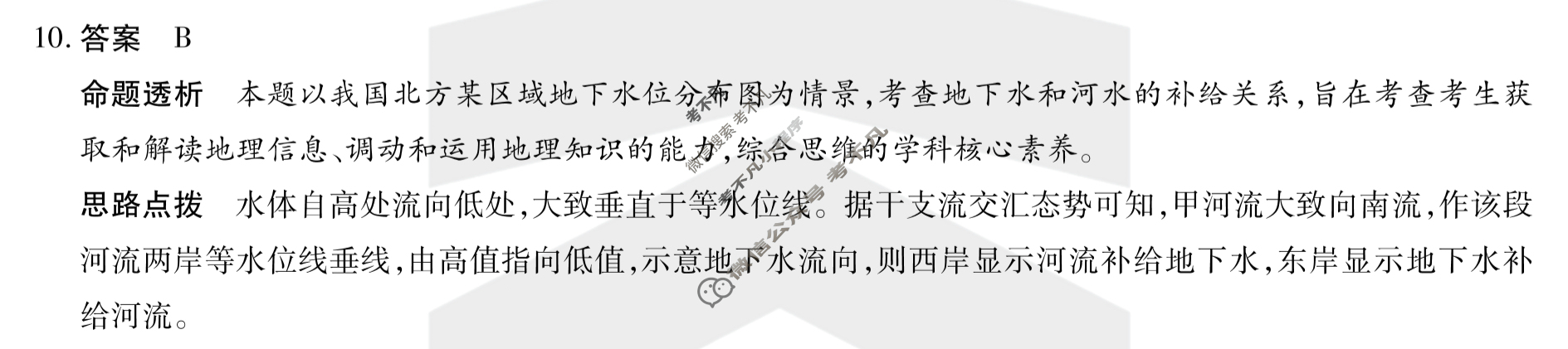 天一大联考 2022-2023学年高二年级阶段性测试(二)2地理答案