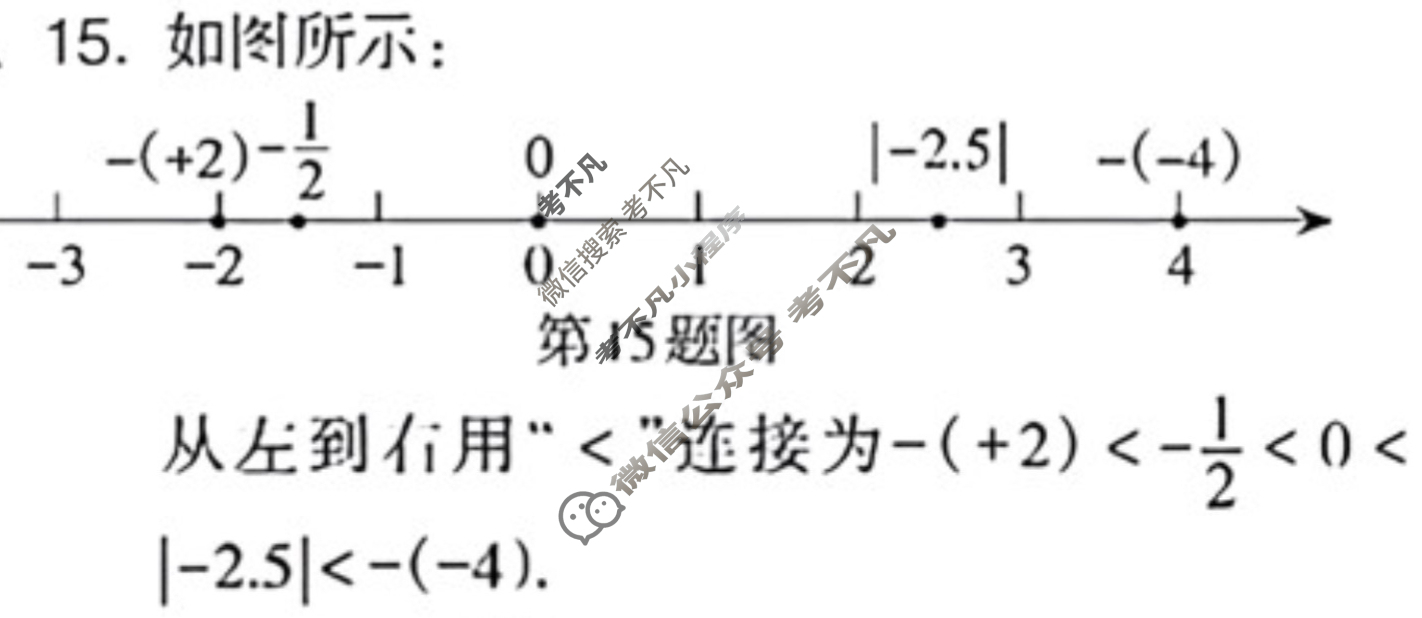 数学周报2022-2023学年七年级安徽专版第4期答案