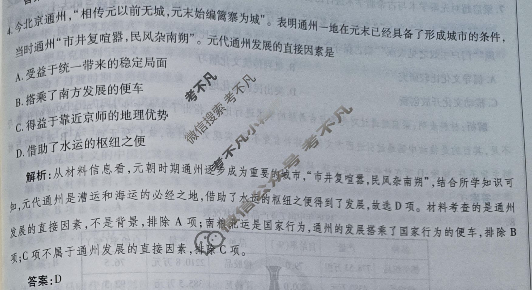 2023届衡水金卷先享题 调研卷[湖南专版]历史(三)3试题