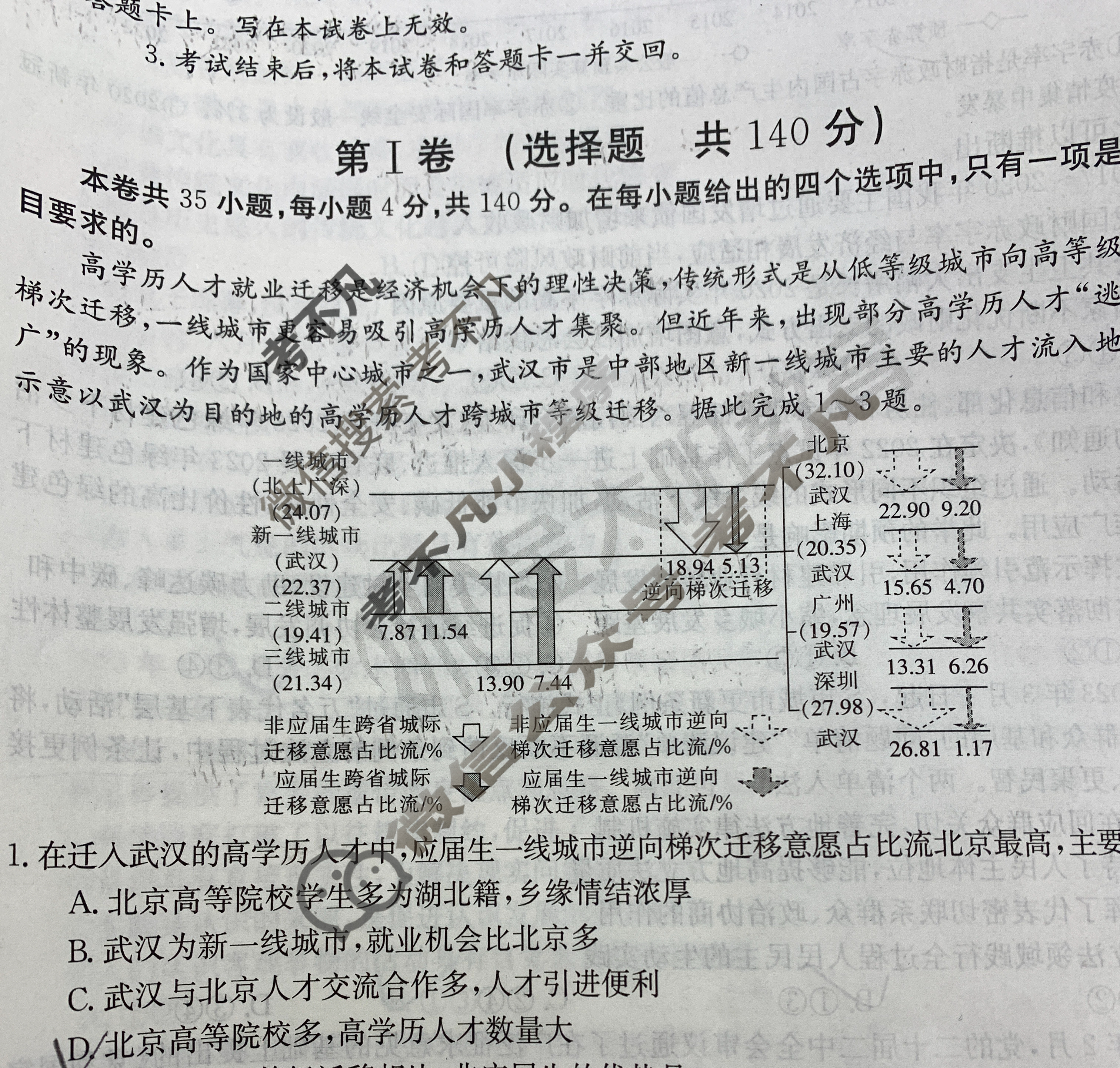 2023届全国高三金太阳百万联考5月联考(578C-乙卷 HEN)文科综合(乙卷 HEN)试题