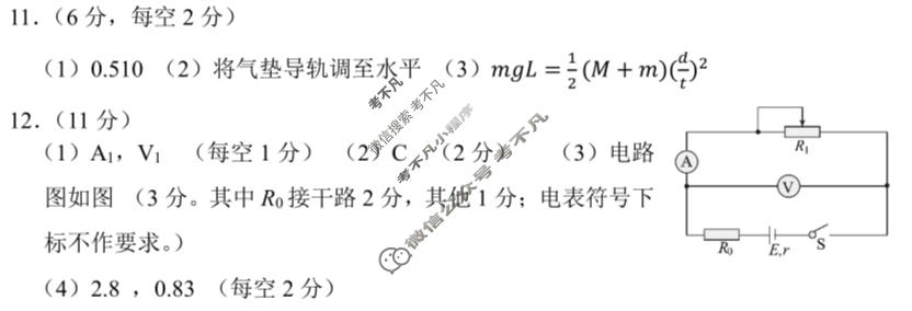 湖北省黄冈黄石鄂州三市2022-2023学年高一年级下学期期末联考物理答案