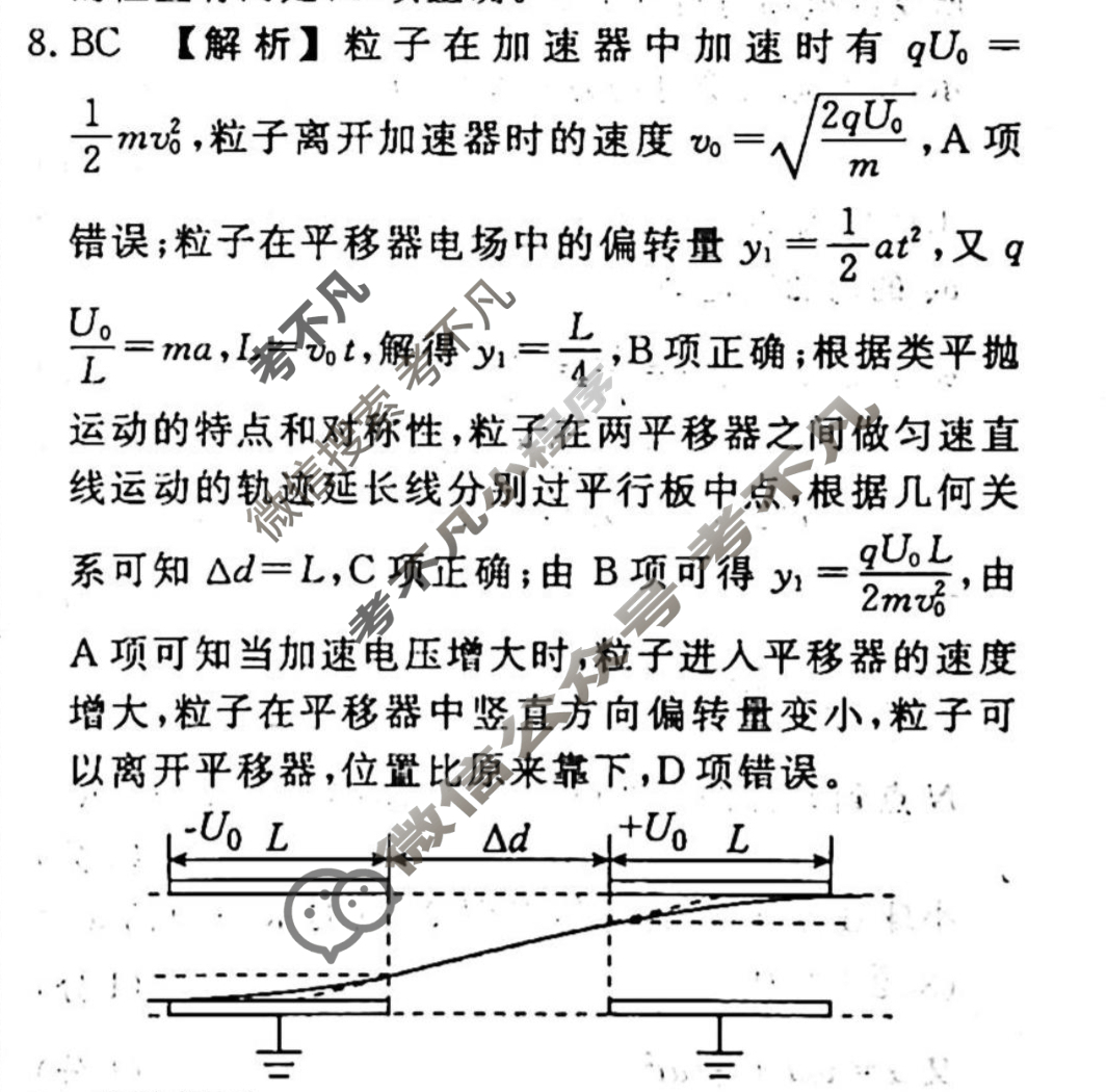 2023-2024衡水金卷先享题 高三一轮复习40分钟周测卷[人教版JJ]物理(十五)15答案