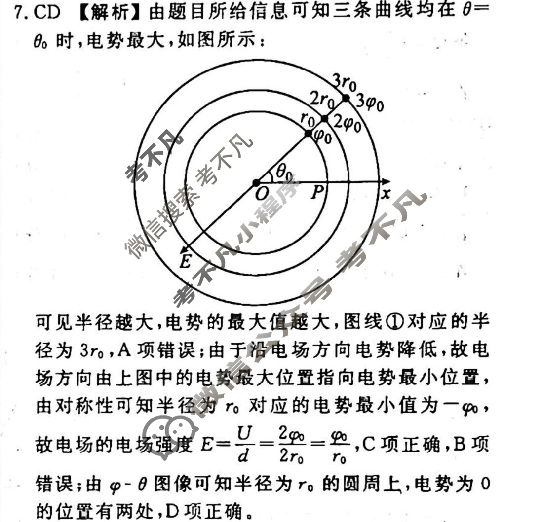 2023-2024衡水金卷先享题 高三一轮复习40分钟周测卷[重庆专版]物理(十三)13答案