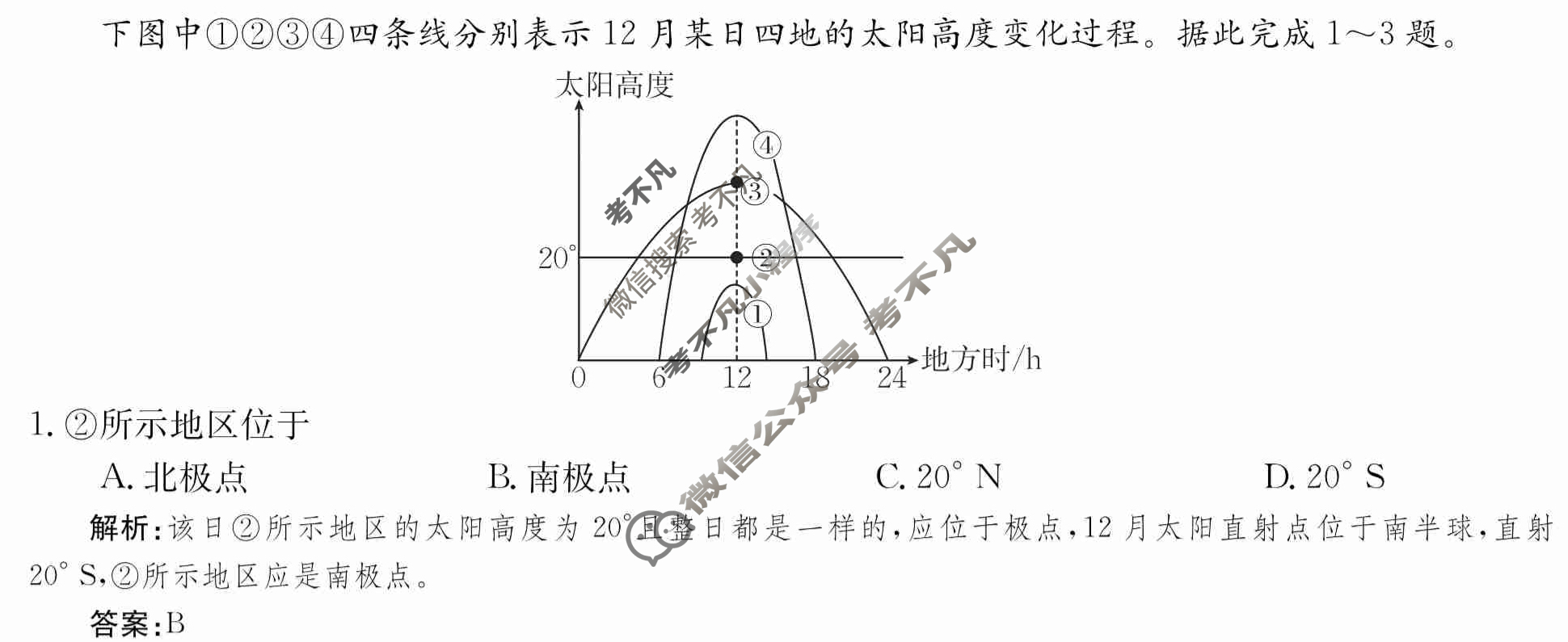 2024年卷行天下·周测卷[24新教材·ZCYK·地理-XJB-选择性必修1-QG]地理(二)2 答案