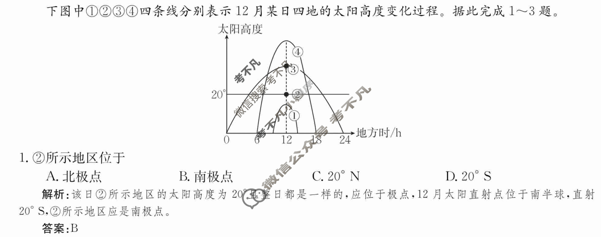 2024年卷行天下·周测卷[24新教材·ZCYK·地理-R-选择性必修1-CQ]地理(二)2 答案