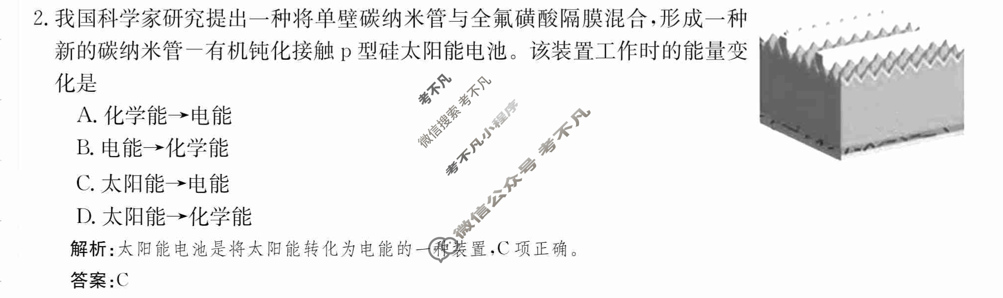 2024年卷行天下·月考卷[24新教材·ZCYK·化学-SDKJB-选择性必修1-Y]化学(一)1 答案