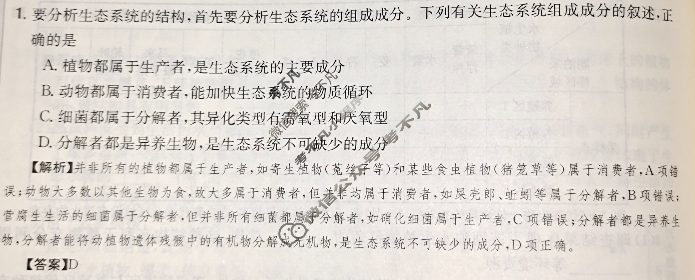2024年高三第一轮复习周测卷[24·G3ZCJ(新高考)·生物学-R-必考-QGB]生物(二十三)23答案