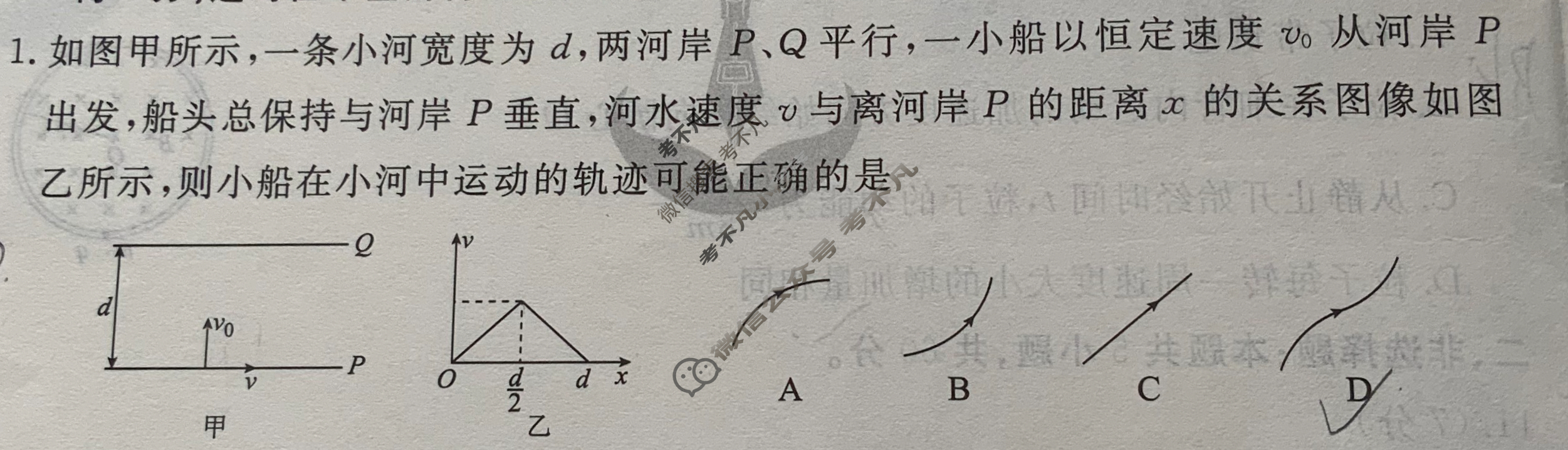 衡水金卷先享题(摸底卷) 2023-2024学年度高三一轮复习摸底测试卷[湖北专版] 物理(二)2试题
