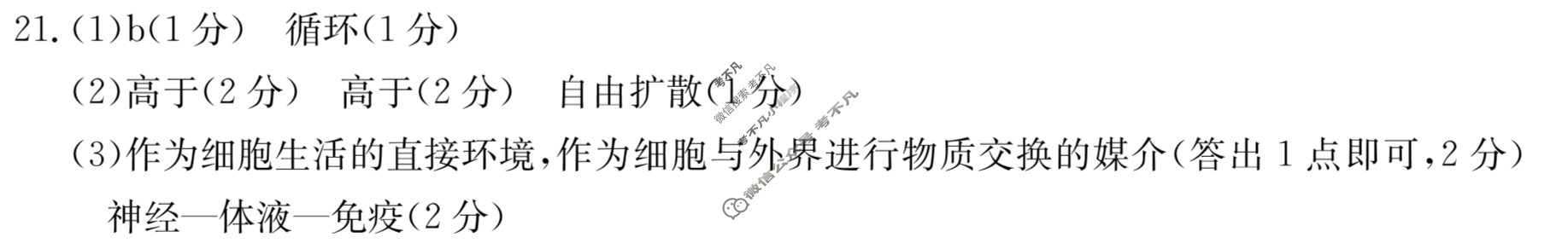 辽宁省2023-2024学年高二金太阳10月联考(24-70B)生物答案