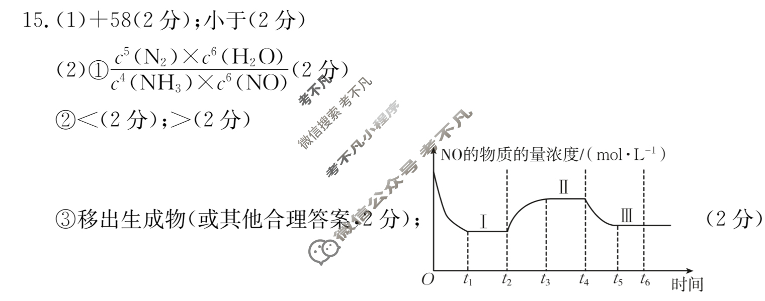 江西省2023-2024学年高二金太阳10月联考(◆)化学答案