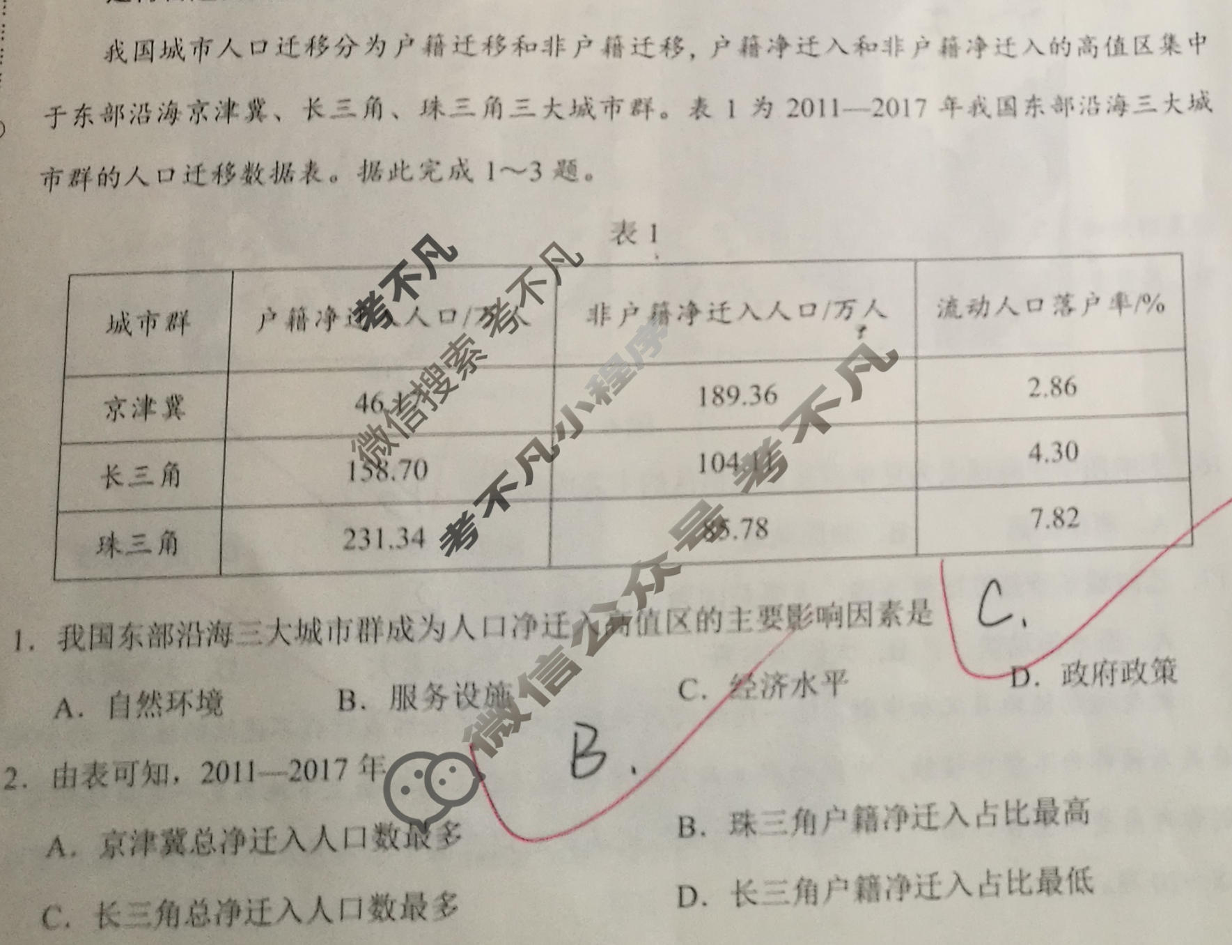 学科网2024届高三10月大联考地理(全国乙卷)试题