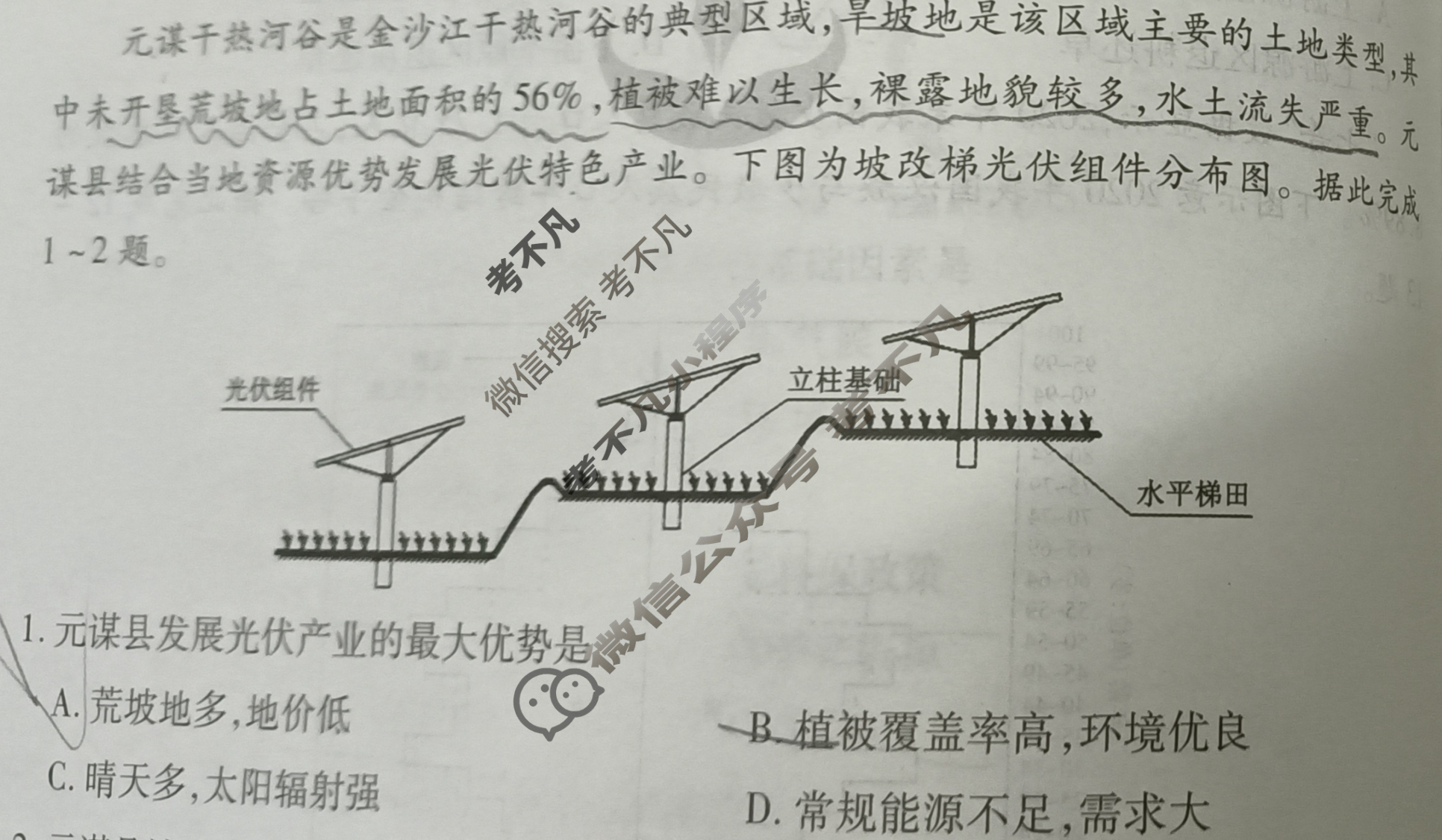 衡水金卷先享题(摸底卷) 2023-2024学年度高三一轮复习摸底测试卷[辽宁专版] 地理(二)2试题