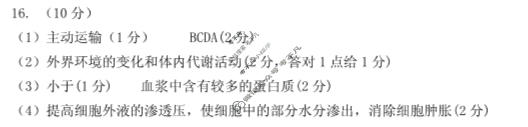 [重庆市]名校联盟2023-2024学年度高二第一期期中联合考试(高2025届) 生物答案