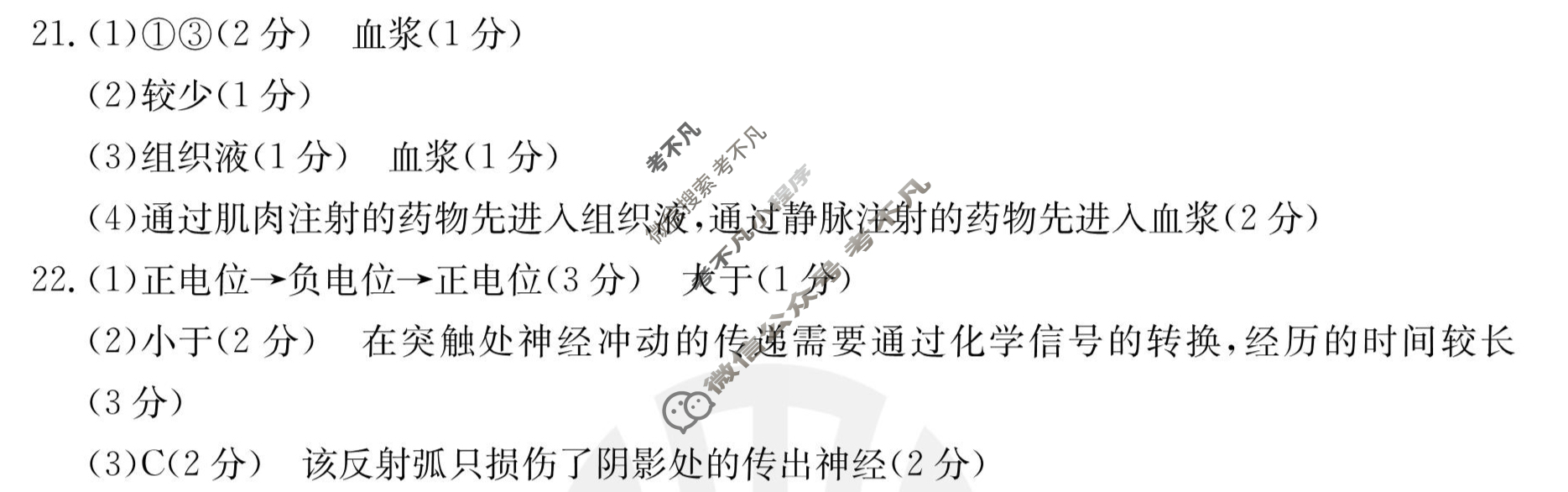 吉林省"通化优质高中联盟”2023~2024学年度高二金太阳上学期期中考试(24-103B)生物答案