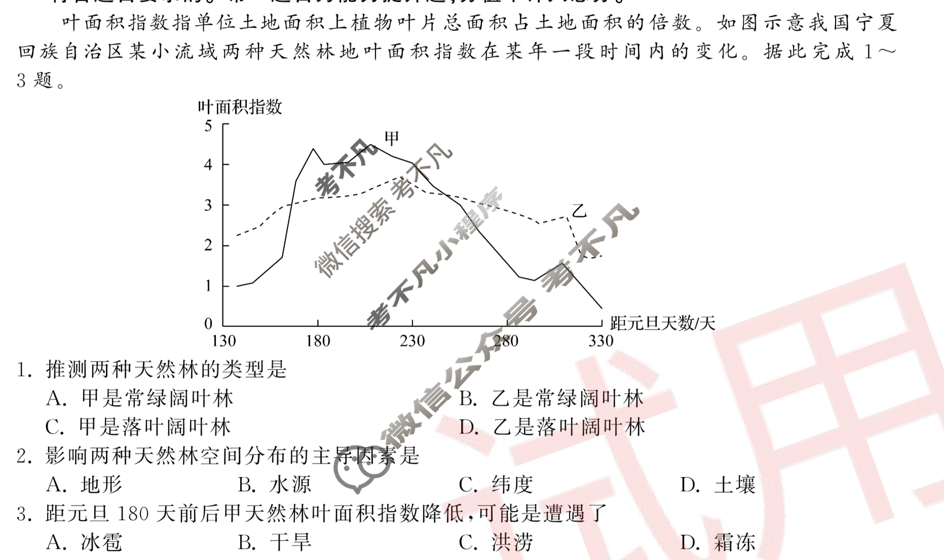[衡中同卷]2023-2024学年度上学期高三年级三调考试[新教材版]地理试题