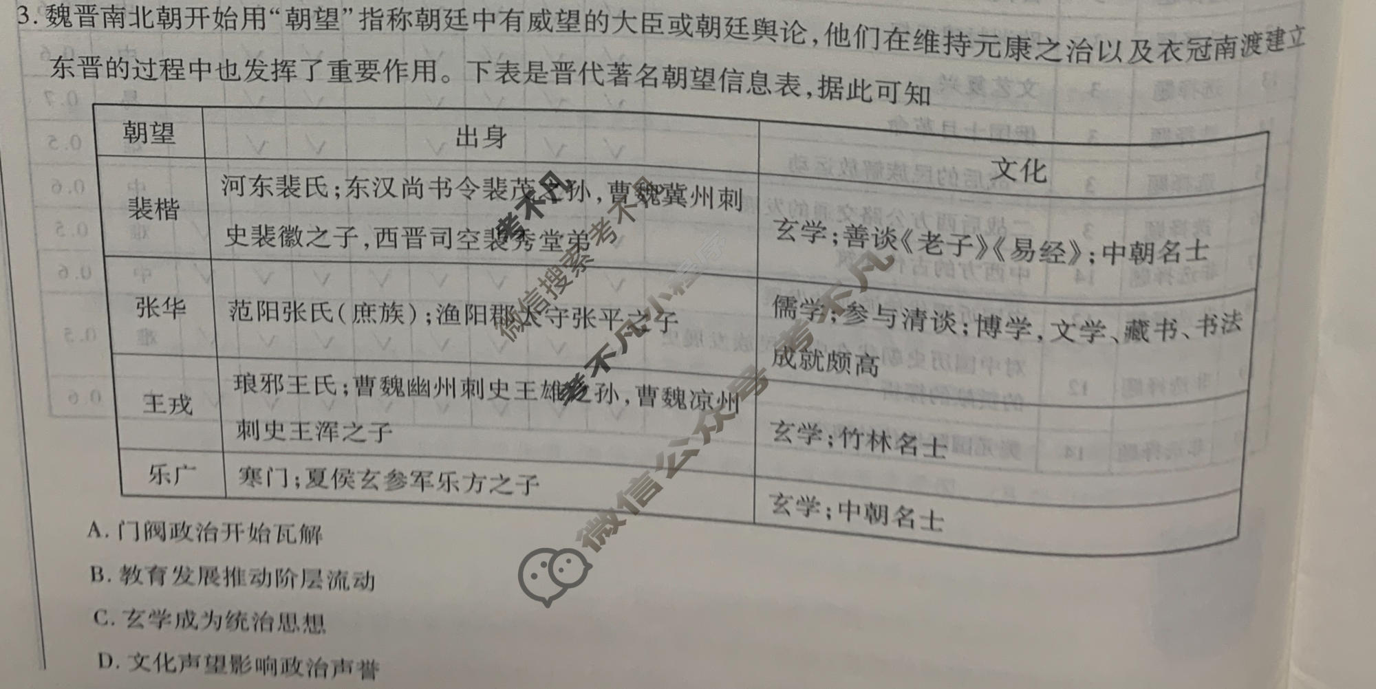 2024年衡水金卷先享题 高三一轮复习夯基卷[江西专版]历史(二)2答案