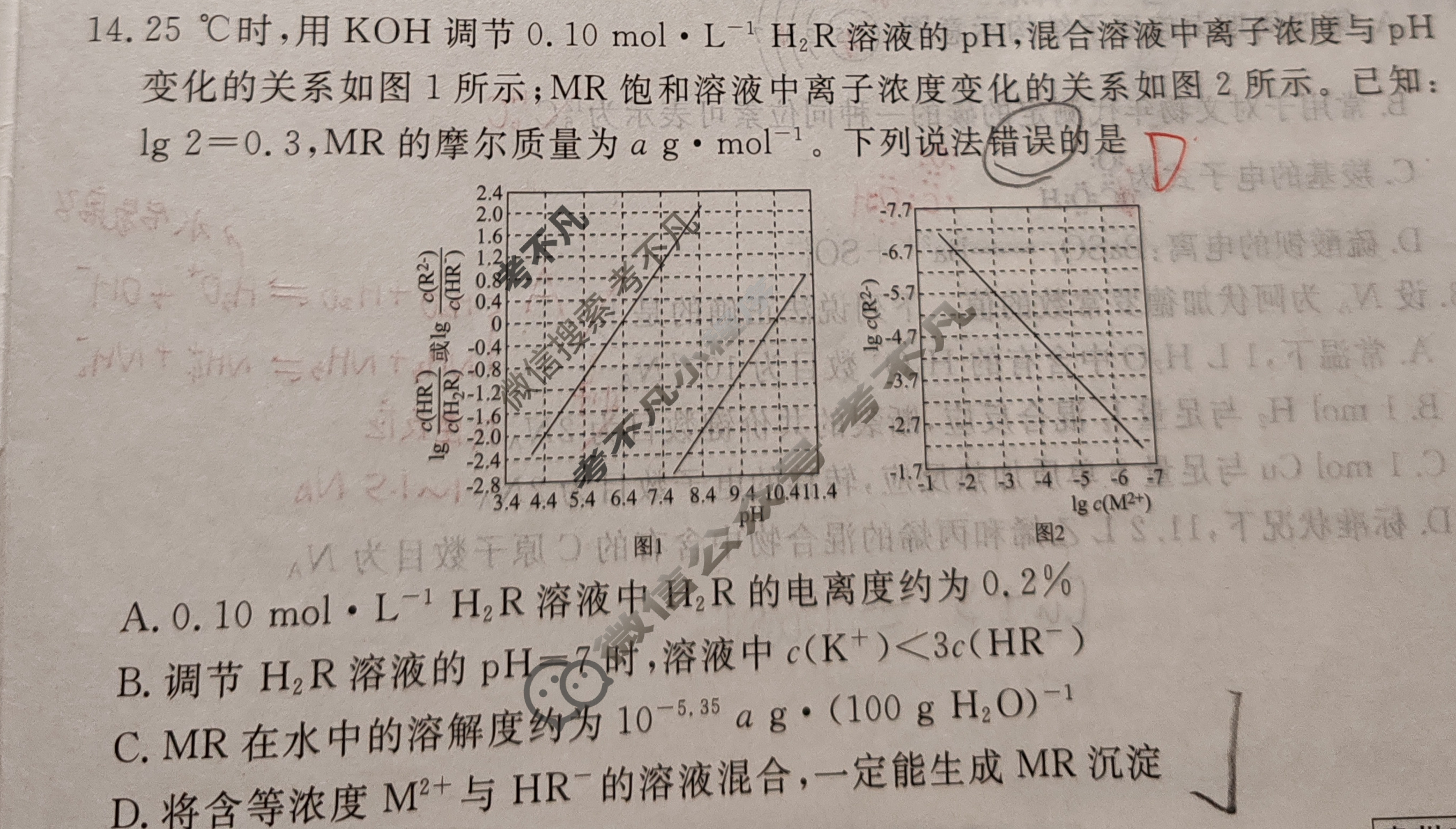衡水金卷先享题(摸底卷) 2023-2024学年度高三一轮复习摸底测试卷[贵州专版] 化学(一)1试题