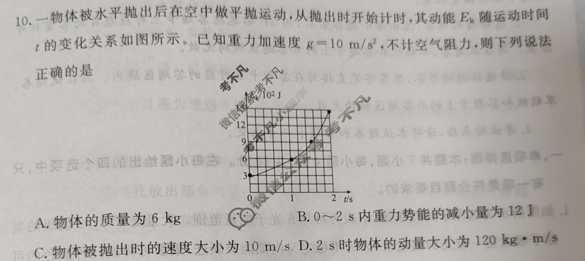 2024年衡水金卷先享题 高三一轮复习夯基卷[贵州专版]物理(一)1试题