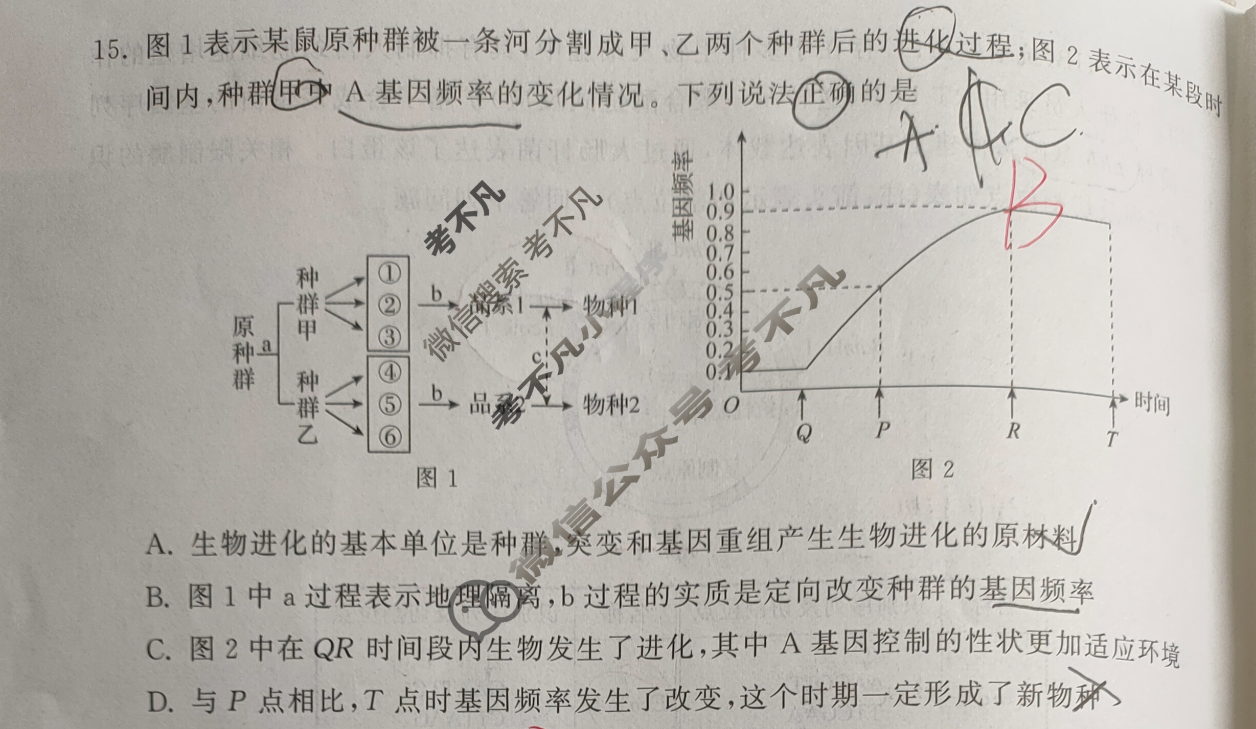 [衡中同卷]2023-2024学年度高三一轮复习滚动卷[河北专版]生物学(六)6试题