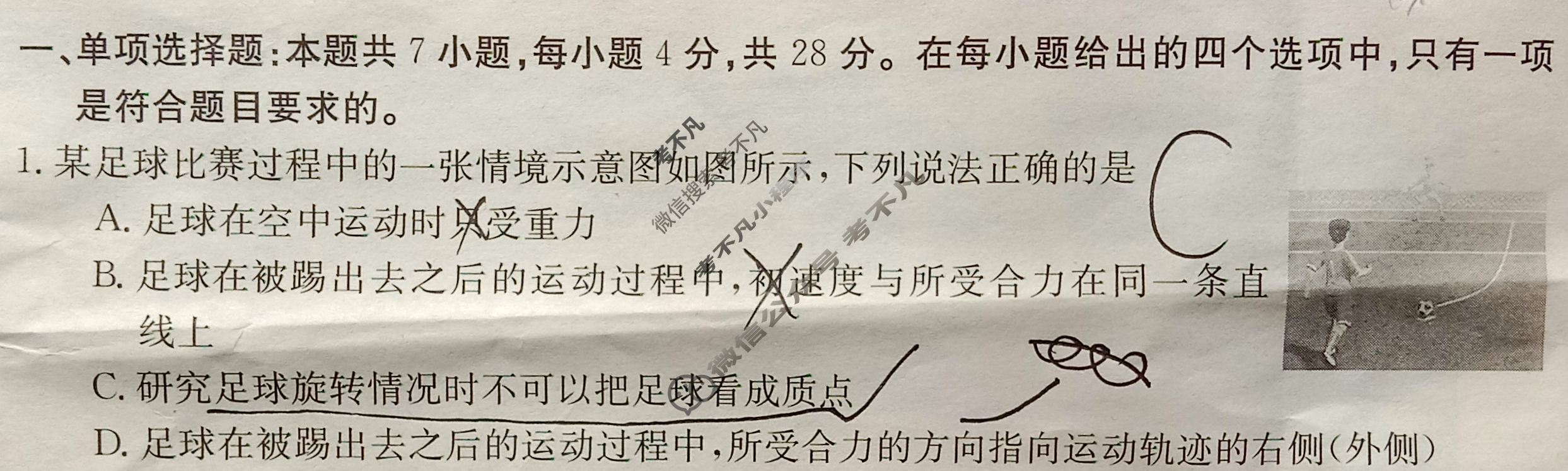 河北省2024届金太阳高三一轮中期调研考试(24-164C)物理C1试题
