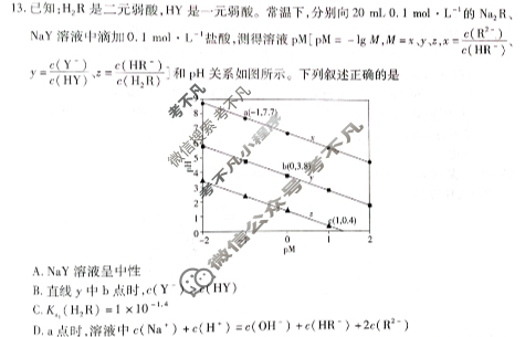 2023-2024学年拉萨市上学期高三年级第一次模拟考试理科综合试题