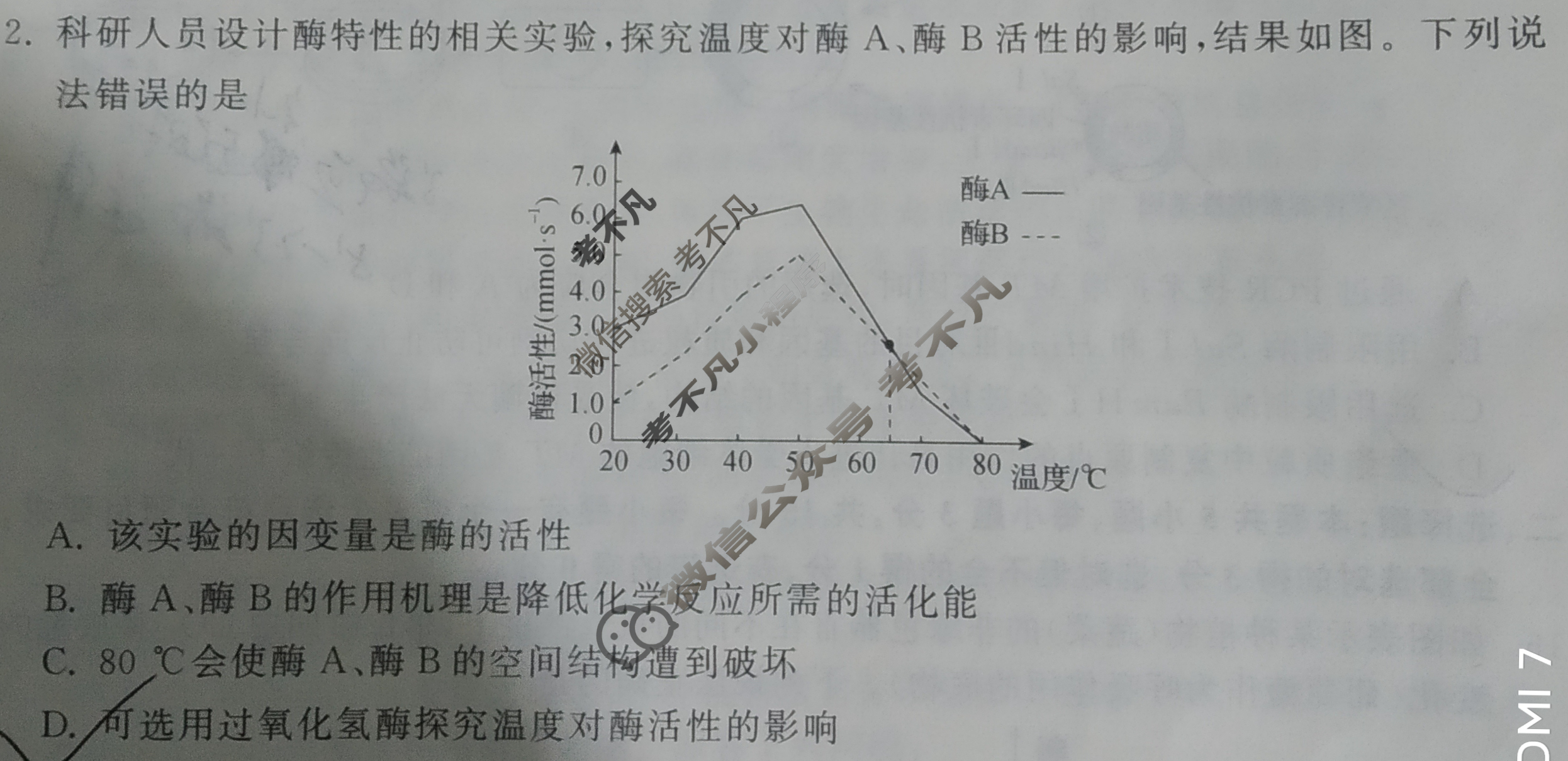 [衡中同卷]2023-2024学年度高三一轮复习滚动卷[新教材版L]生物学(六)6试题