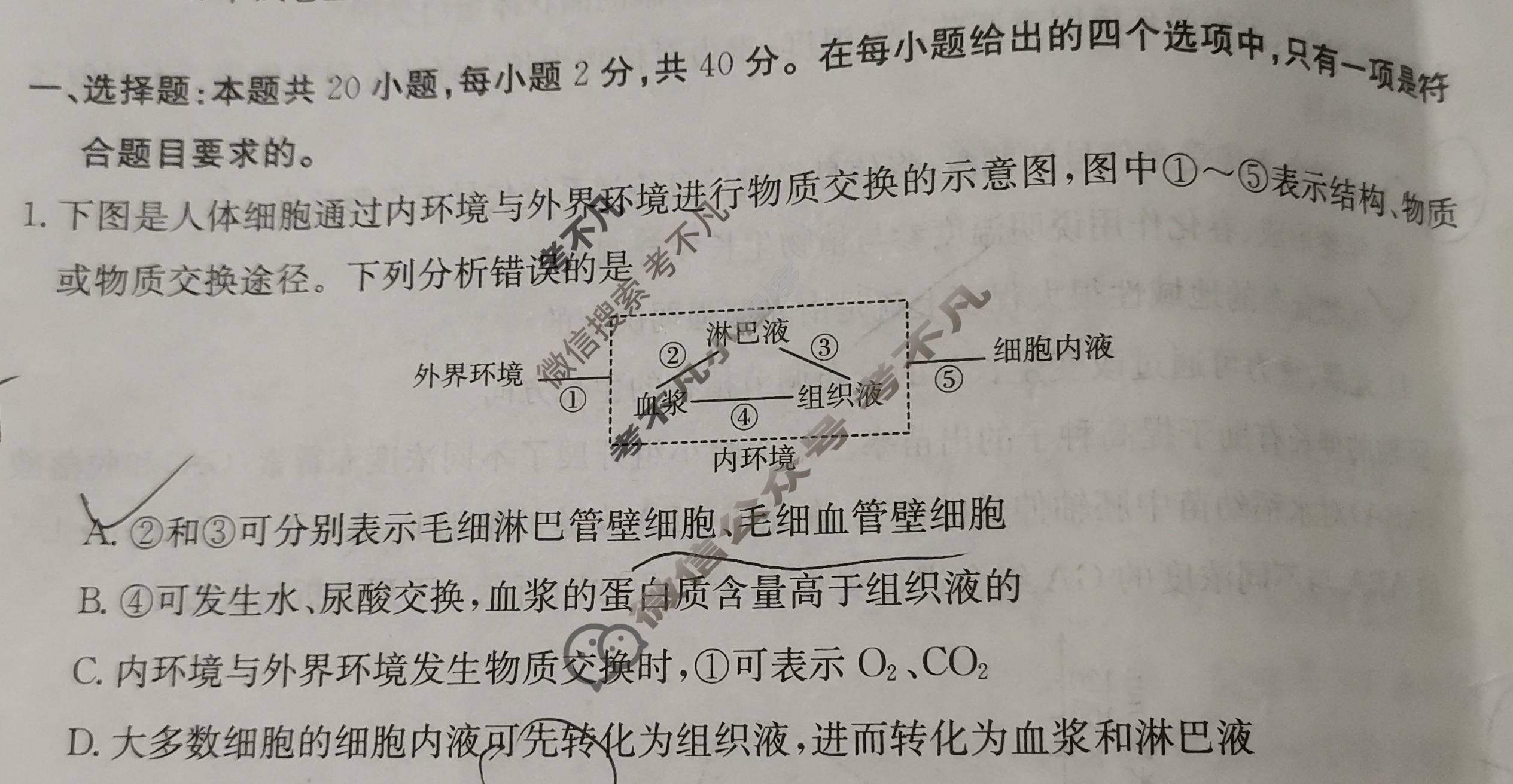 2023-2024学年山西省金太阳高二12月联合考试(24-217B)生物试题