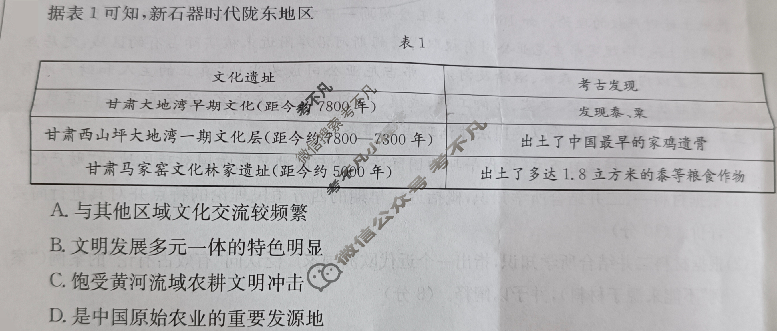湖南省2024届高三金太阳12月联考(◇)历史试题
