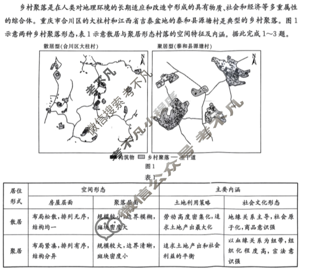 河北省2024届高三金太阳12月联考(24-236C)地理C2试题