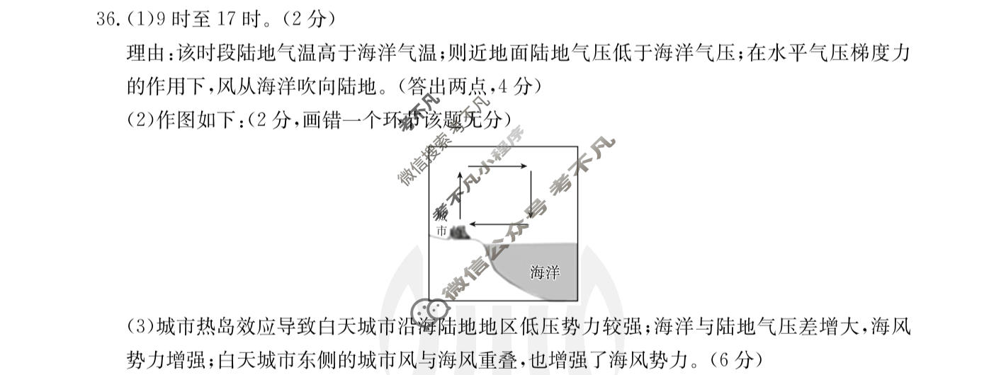 2024届辽宁省金太阳高一1月联考(24-235A)地理答案