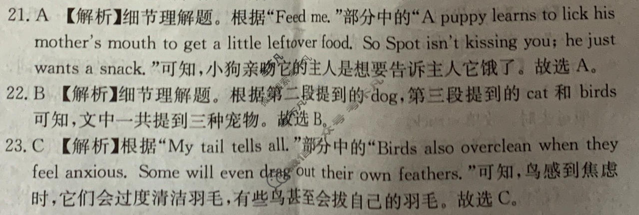 阳光启学 2024届全国统一考试标准模拟信息卷(二)2英语LL答案