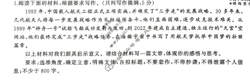 衡中同卷 2023-2024学年度高考总复习专题卷[新高考版]语文(十五)15试题