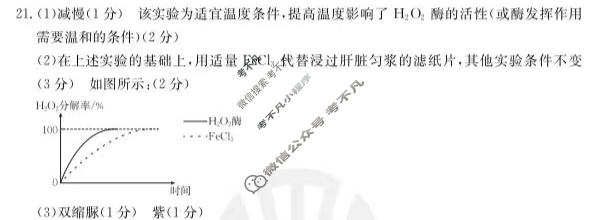 辽宁省2023-2024学年高一金太阳1月联考(24-260A)生物答案
