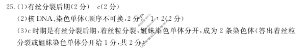 内蒙古2023-2024学年高一金太阳1月联考(Θ)生物答案