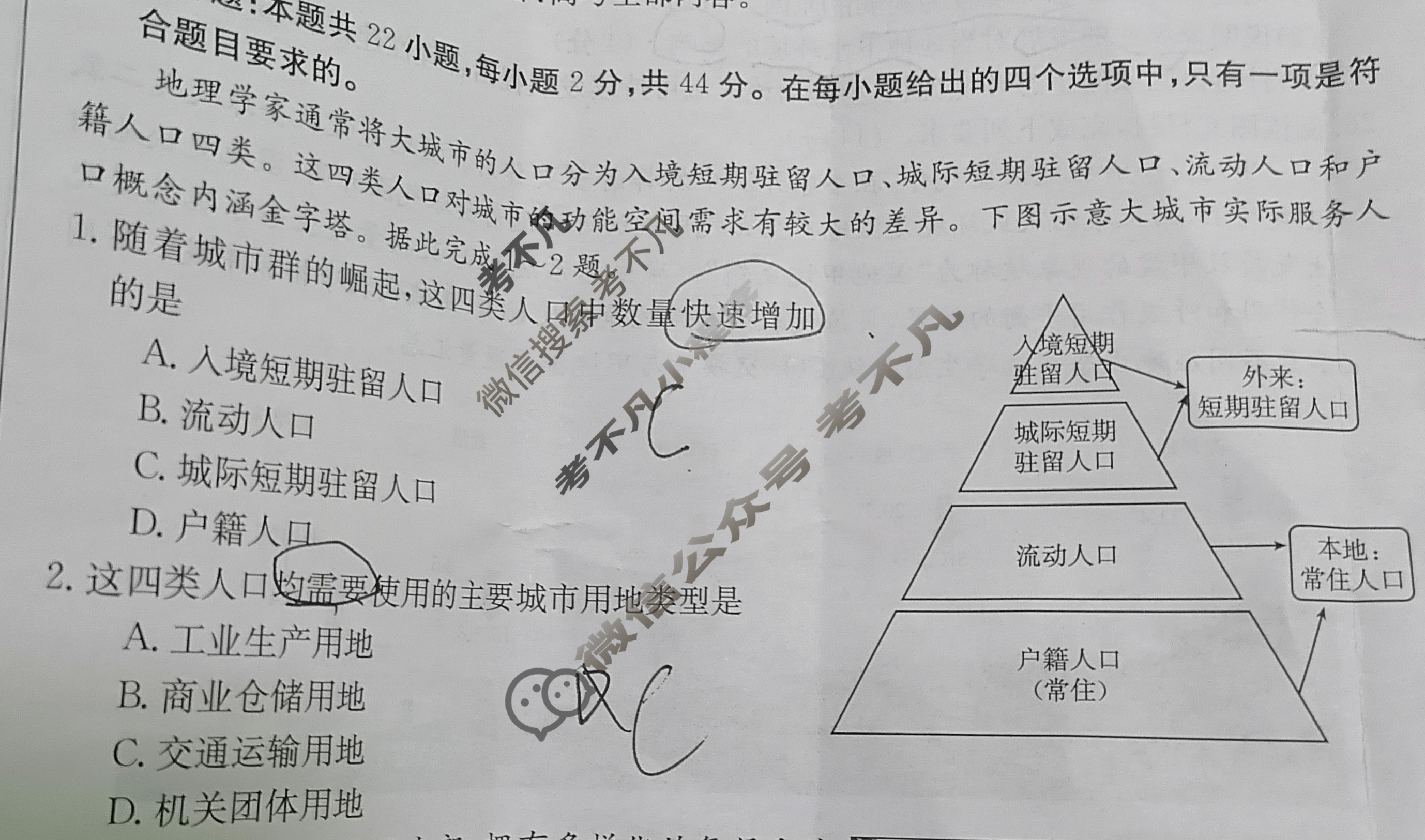 新疆2023-2024学年高三金太阳1月联考(24-291C)地理试题
