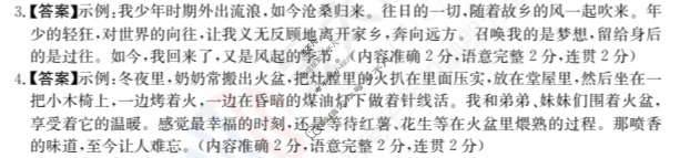 2024年全国100所名校高三单元测试示范卷[24·G3DY(新高考)·语文-R-必考-FJ]语文(二十三)23答案