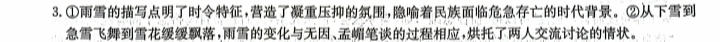 [厚德诚品]2024届周周清名师点拨卷 第(二十)20周语文答案