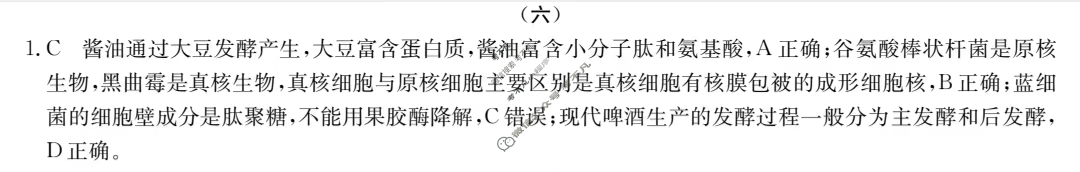 高三2024年全国高考·仿真模拟卷(六)6理科综合XN试题