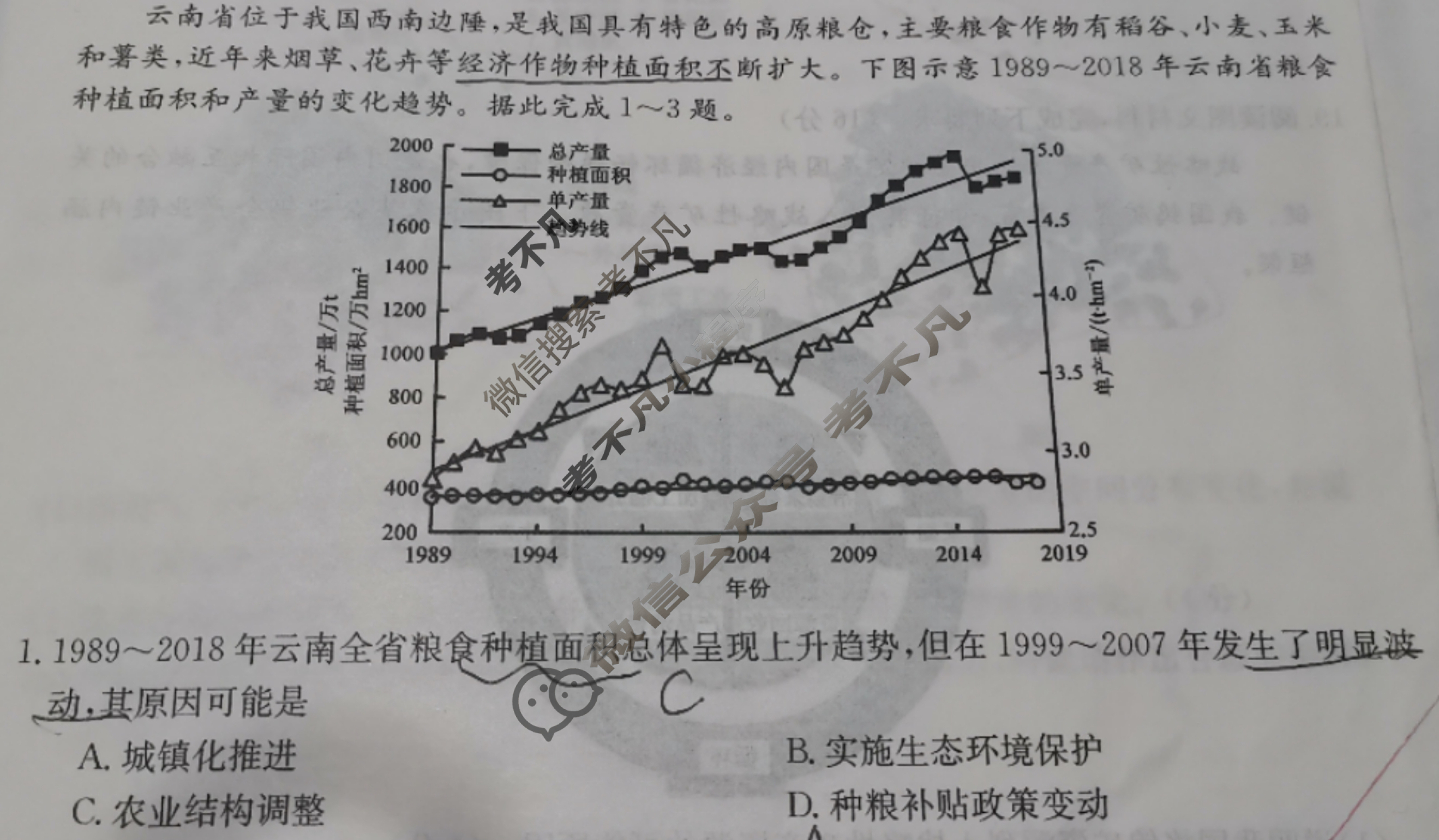 安徽省高三2024年普通高中学业水平选择性考试·仿真模拟卷(新高考)安徽(三)3地理(安徽)试题