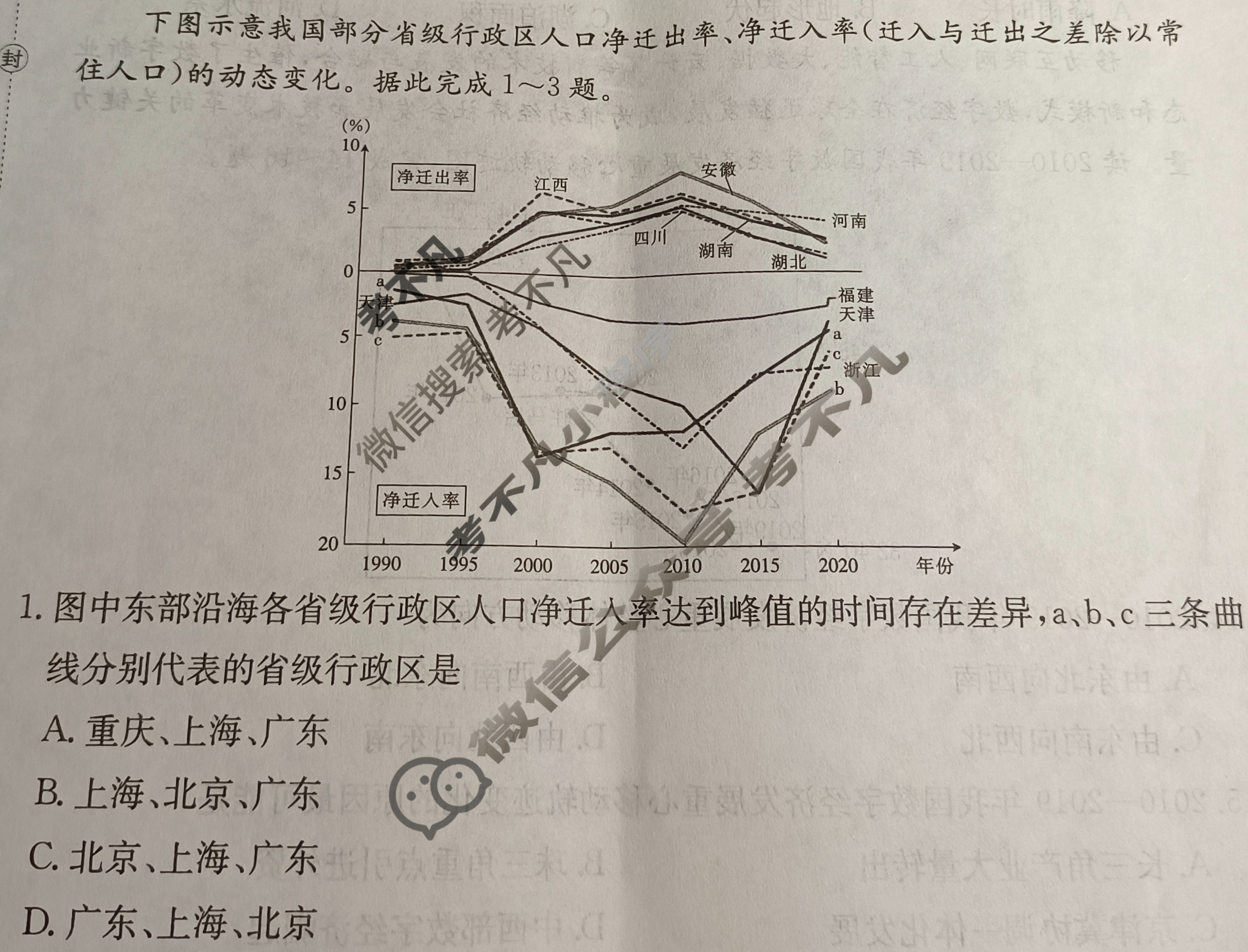 2024年全国100所名校高考模拟示范卷·地理(四)4[24·(新高考)ZX·MNJ·地理·JH]试题