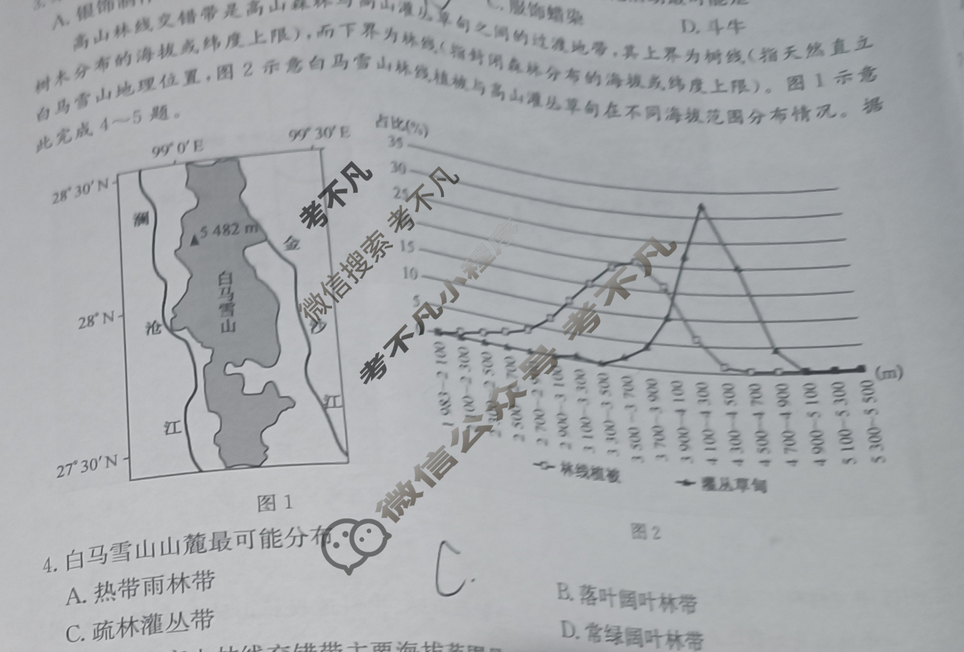 高三2024年辽宁省普通高中学业水平选择性考试冲刺压轴卷(四)4地理(辽宁)试题