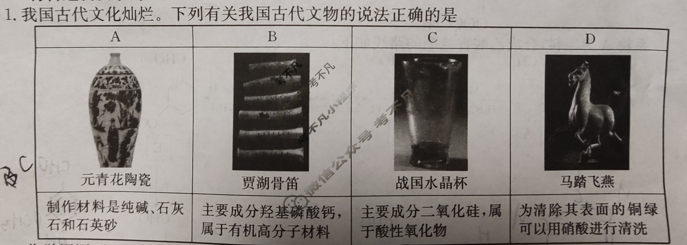 高三2024年重庆市普通高中学业水平选择性考试冲刺压轴卷(六)6化学(重庆)试题