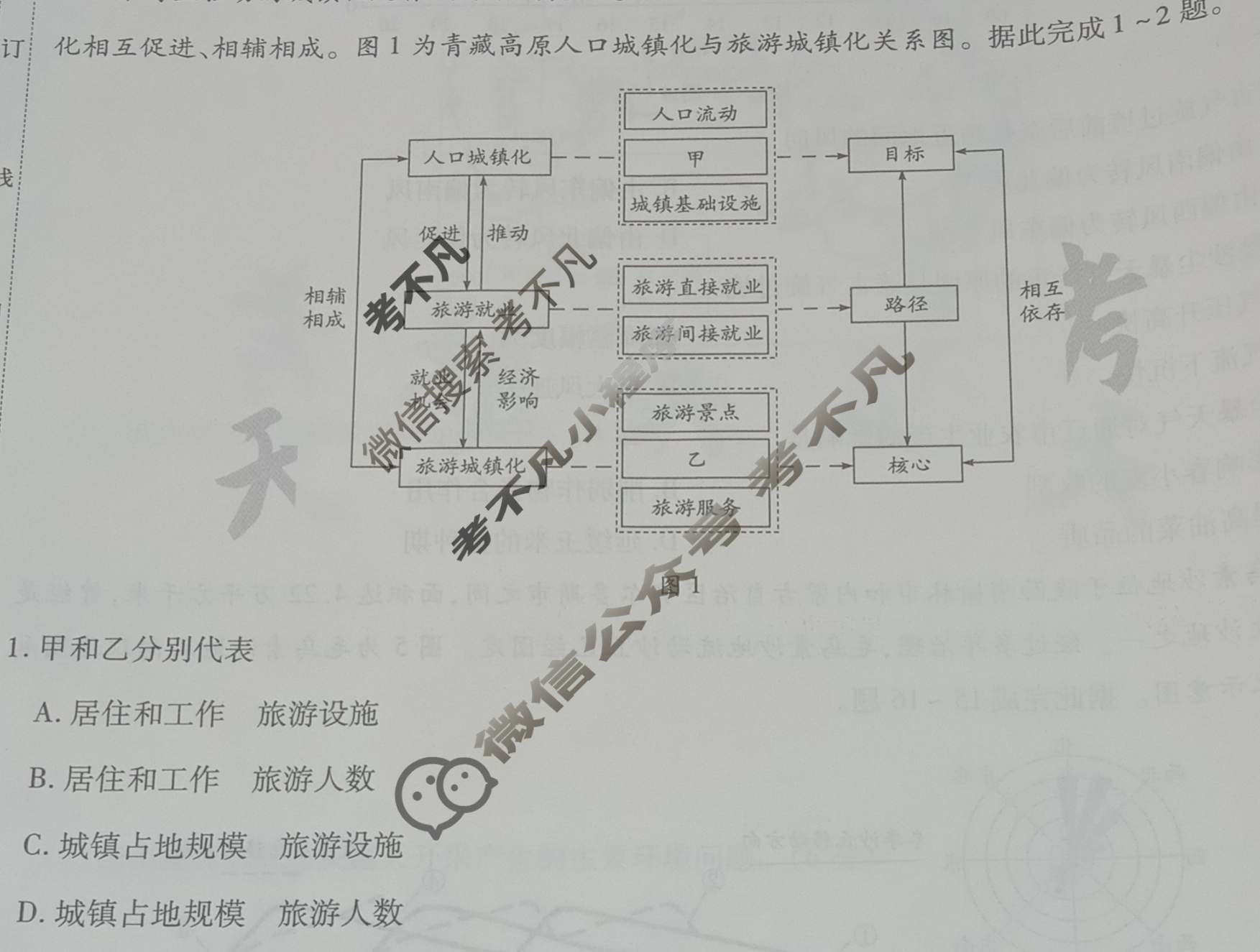 [天一大联考]高三2024届高考全真冲刺卷(二)2地理(安徽专版)试题