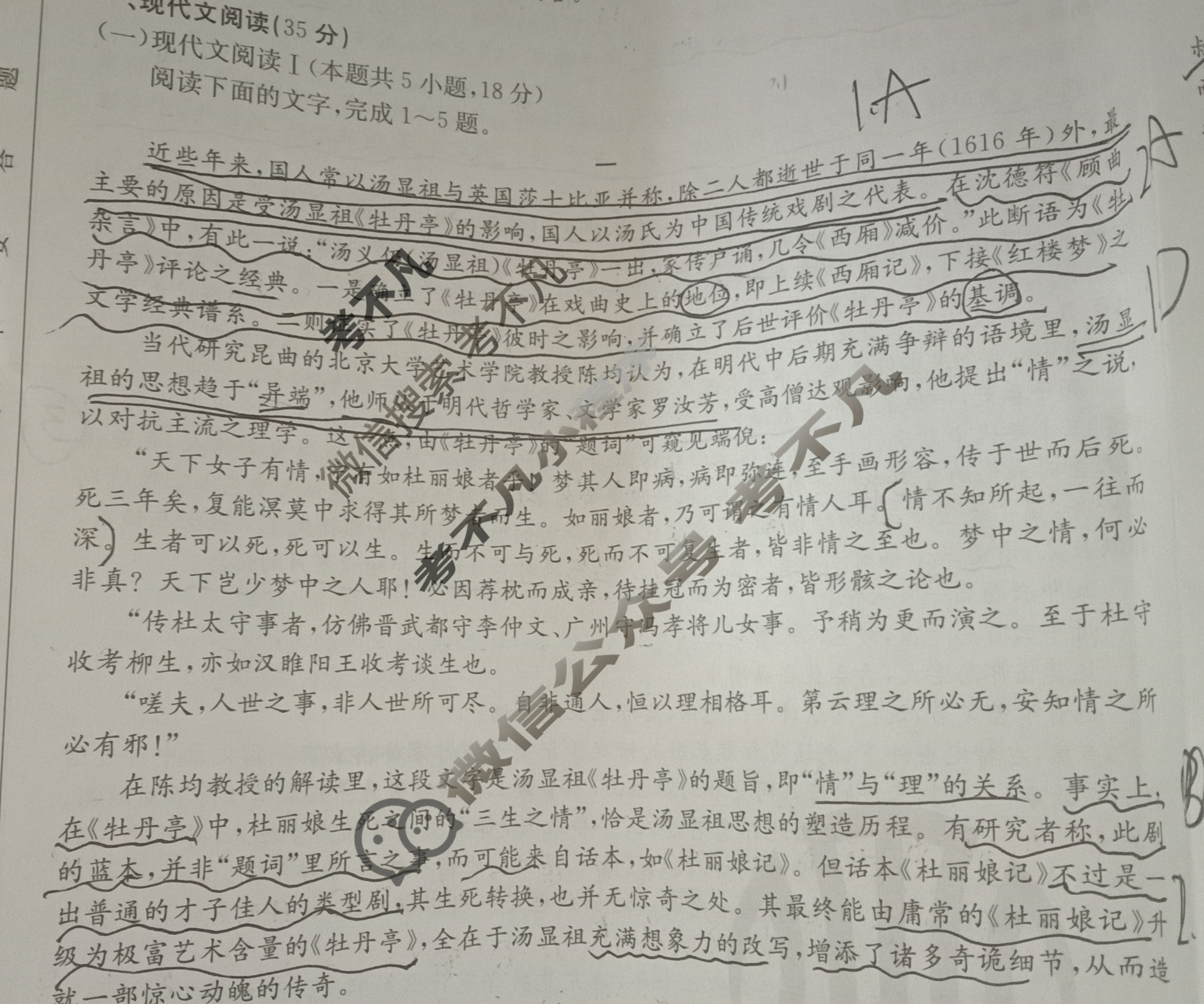 金太阳邯郸市2024届高三年级第四次调研监测(24-385C)语文试题