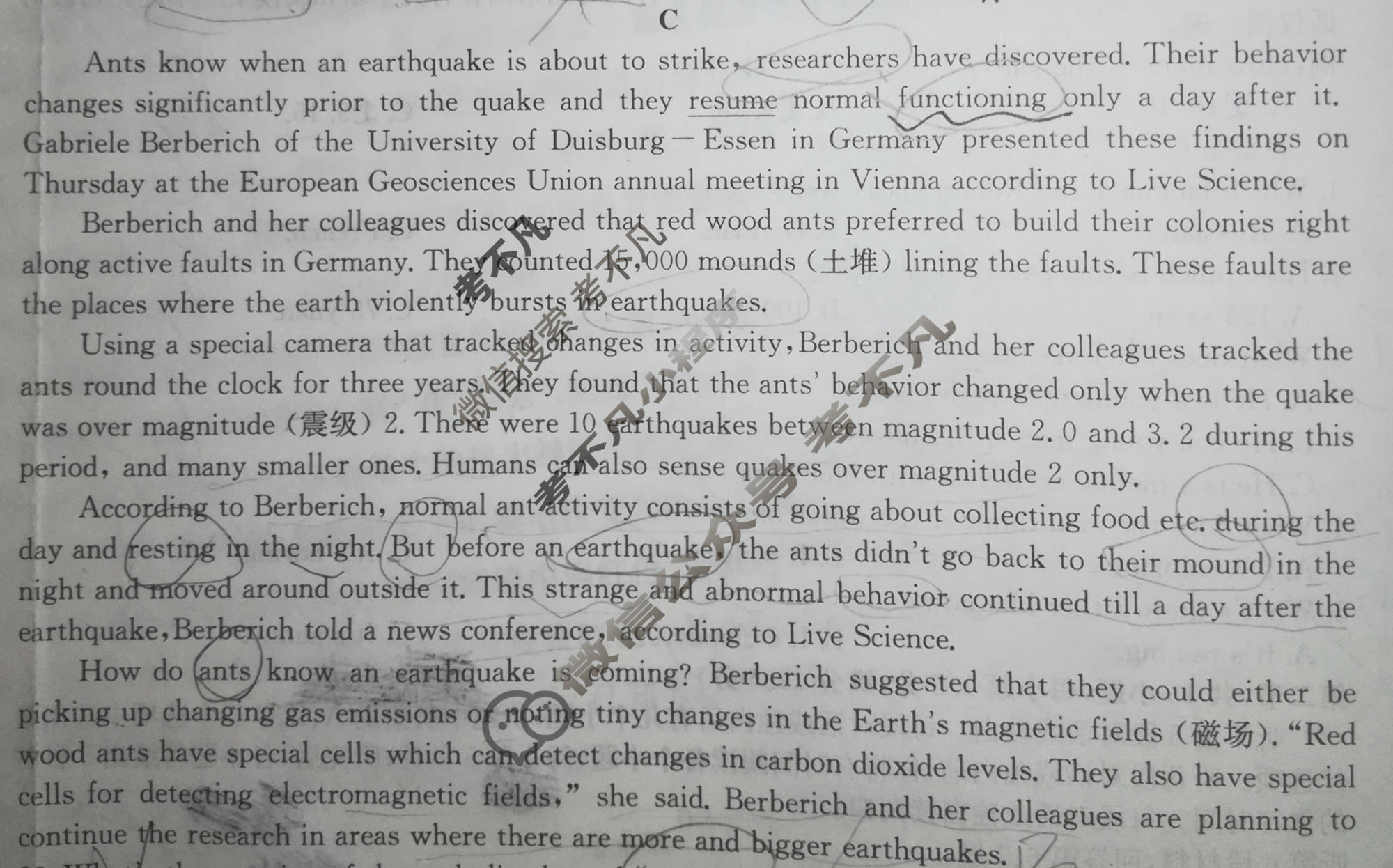 阳光启学 2024届全国统一考试标准模拟信息卷(七)7英语LL试题