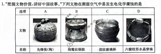 辽宁省金太阳2024届高三4月联考(24-404C)化学试题