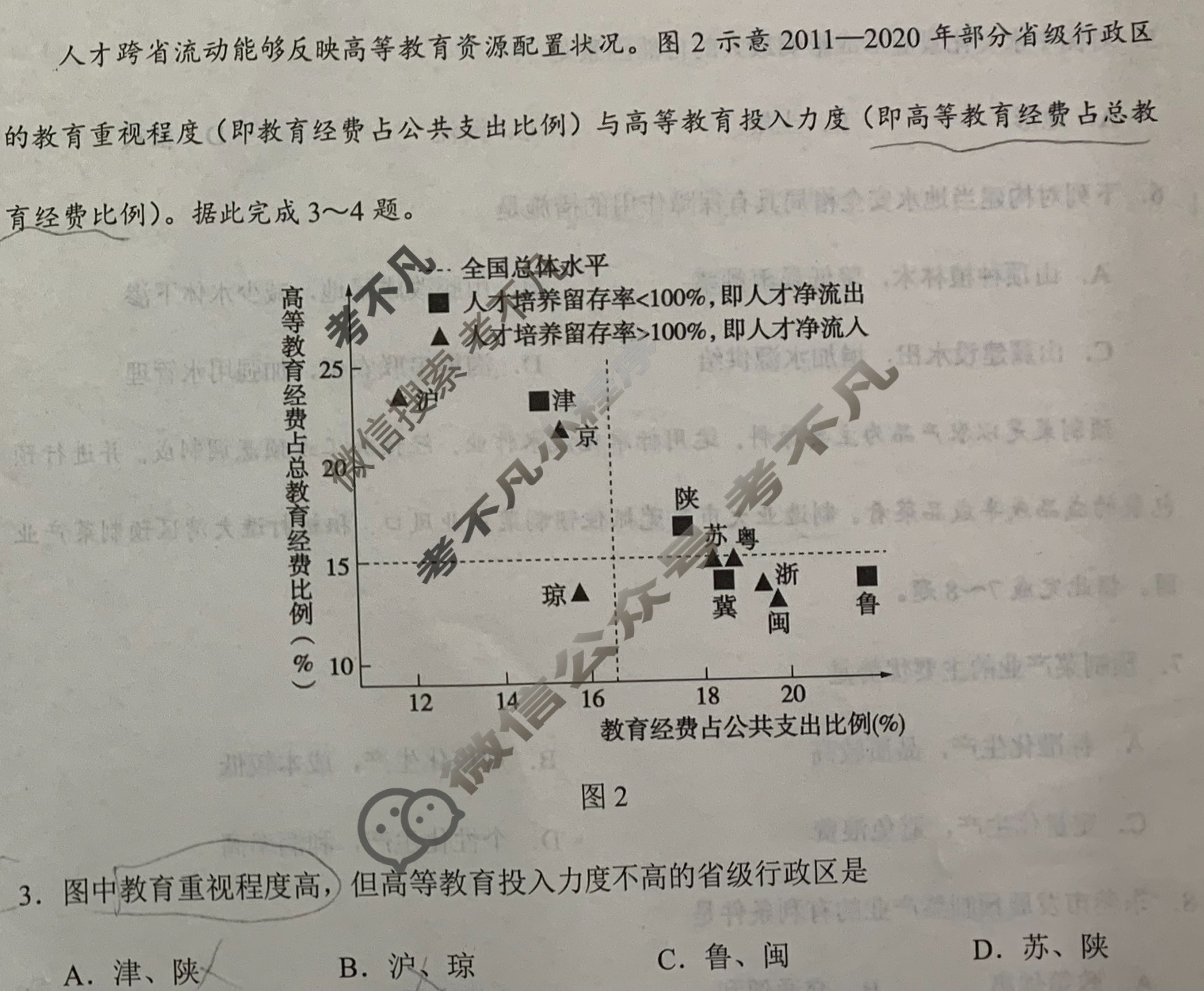 [学科网]2024届高三4月大联考地理(广东卷)试题