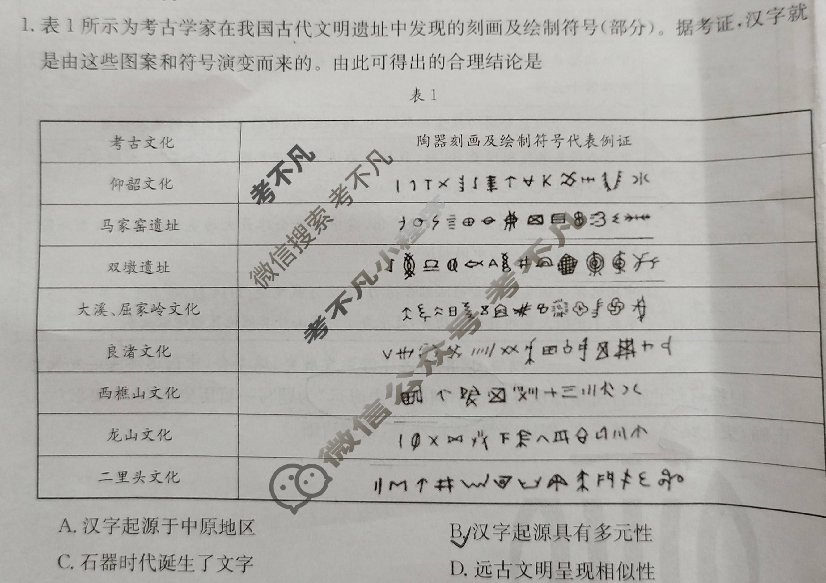 河北省2024届高三金太阳4月联考(24-448C)历史试题
