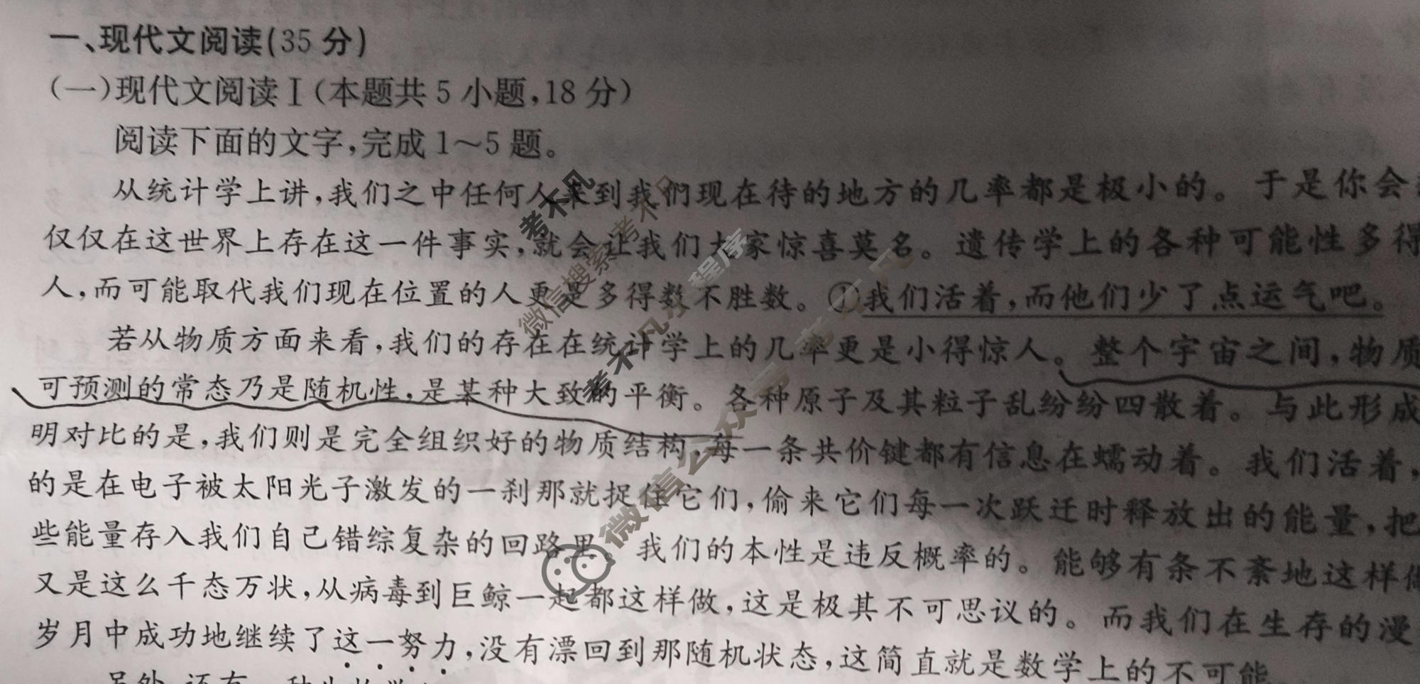 河南金太阳2023-2024学年高二下学期第二次月考(24-465B)语文试题