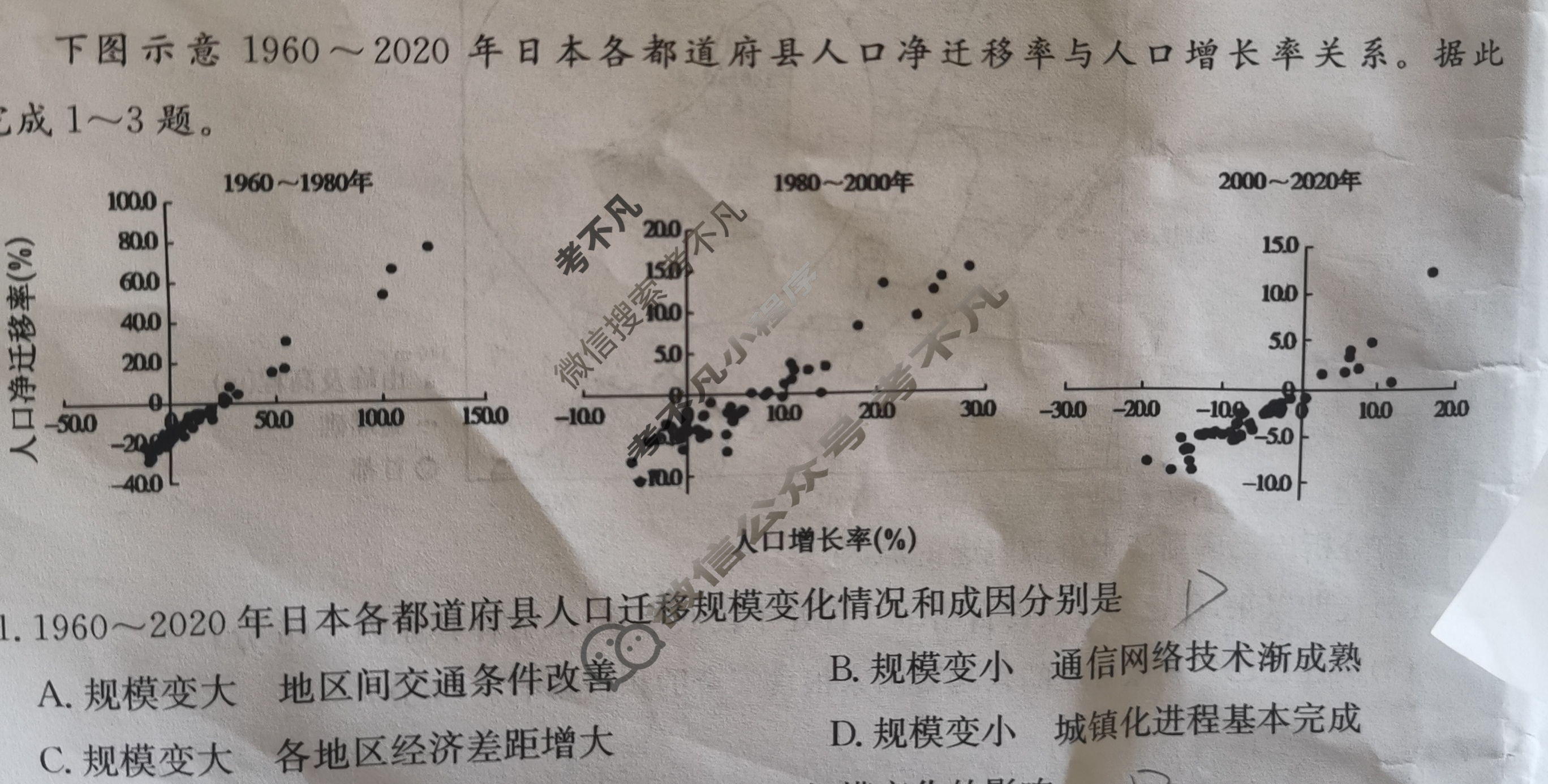 高三2024年甘肃省普通高中学业水平选择性考试猜题信息卷(二)2地理(甘肃)试题
